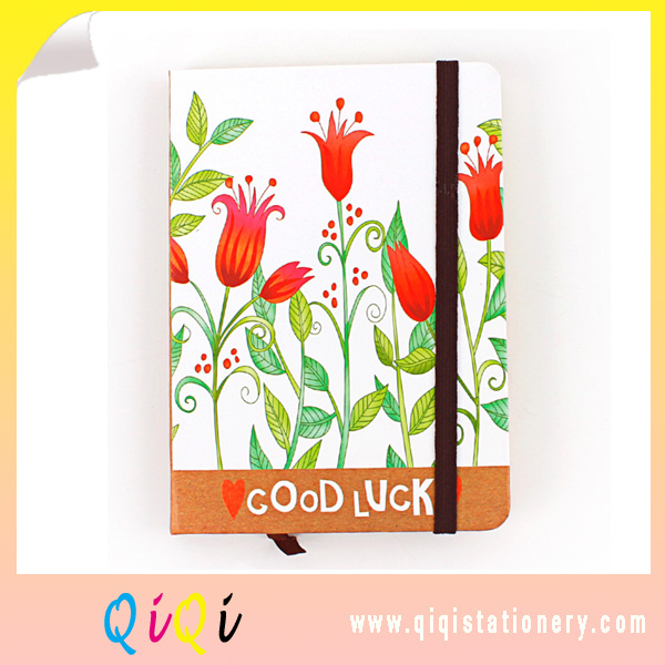 Elastic Banded Hard Cover  Paper Notebook 