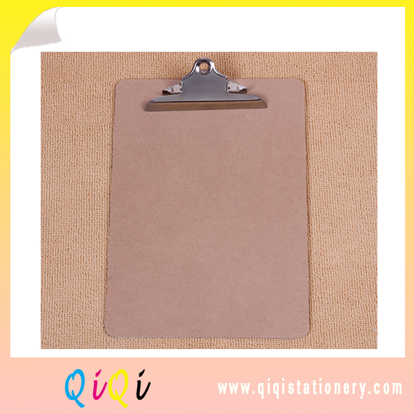 A4 MDF clipboard with mountain clip holder