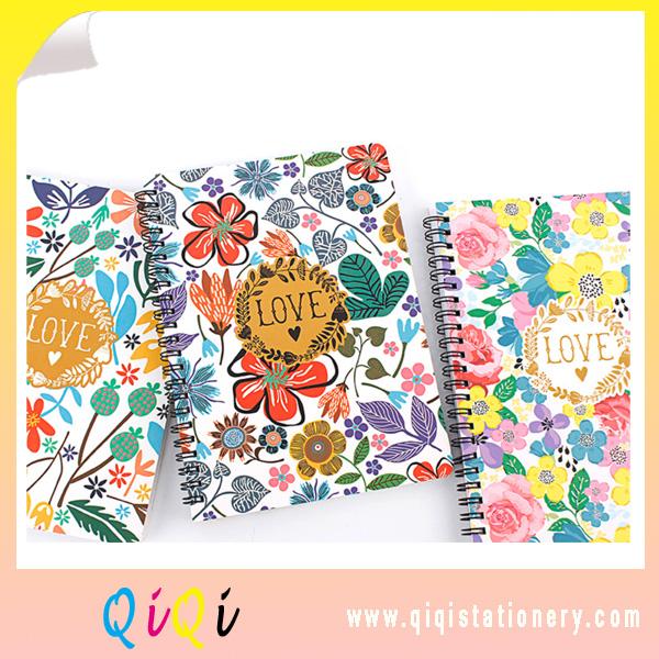 Cheap promotional office and school supplies double spiral notebooks