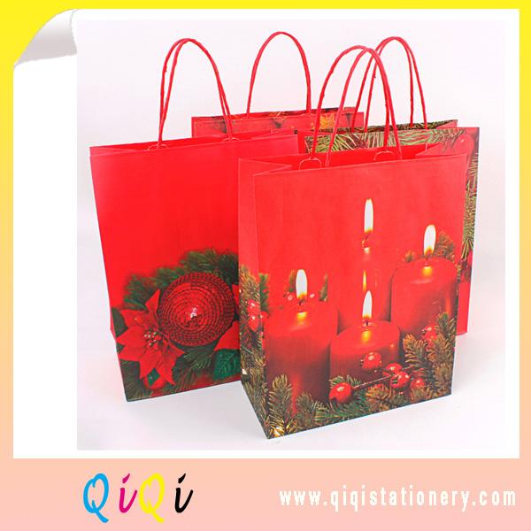 red good lucky series paper bag for gift 