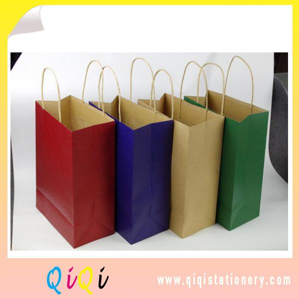 Kraft paper color printing universal gift bag packing bag 